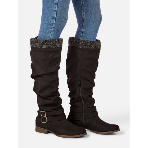 Pilar Sweater Cuff Boot - Picture 2 of 3